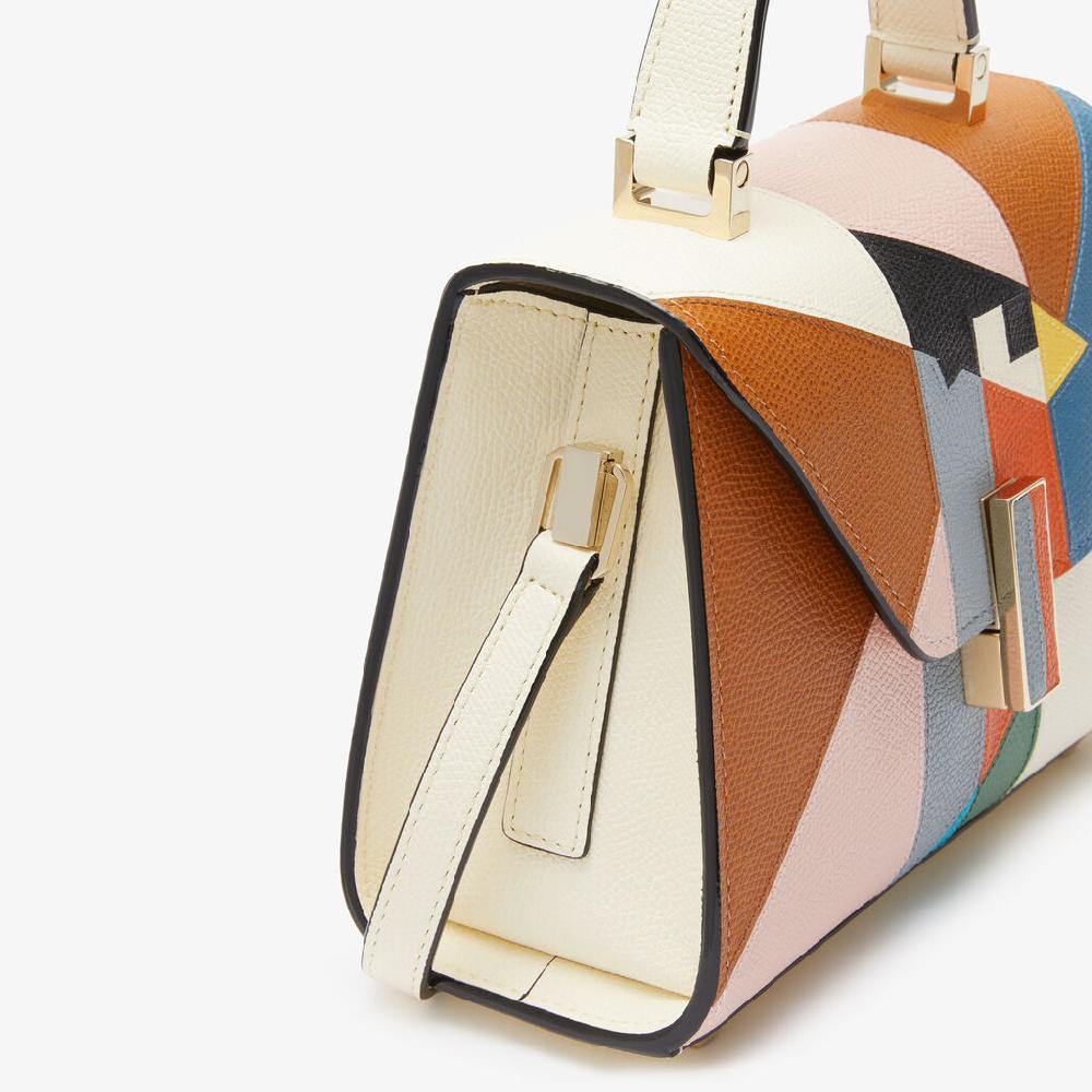 Valextra Borsa a mano da Donna di Lusso in Pelle Multicolore | Valextra Iside Nuovo