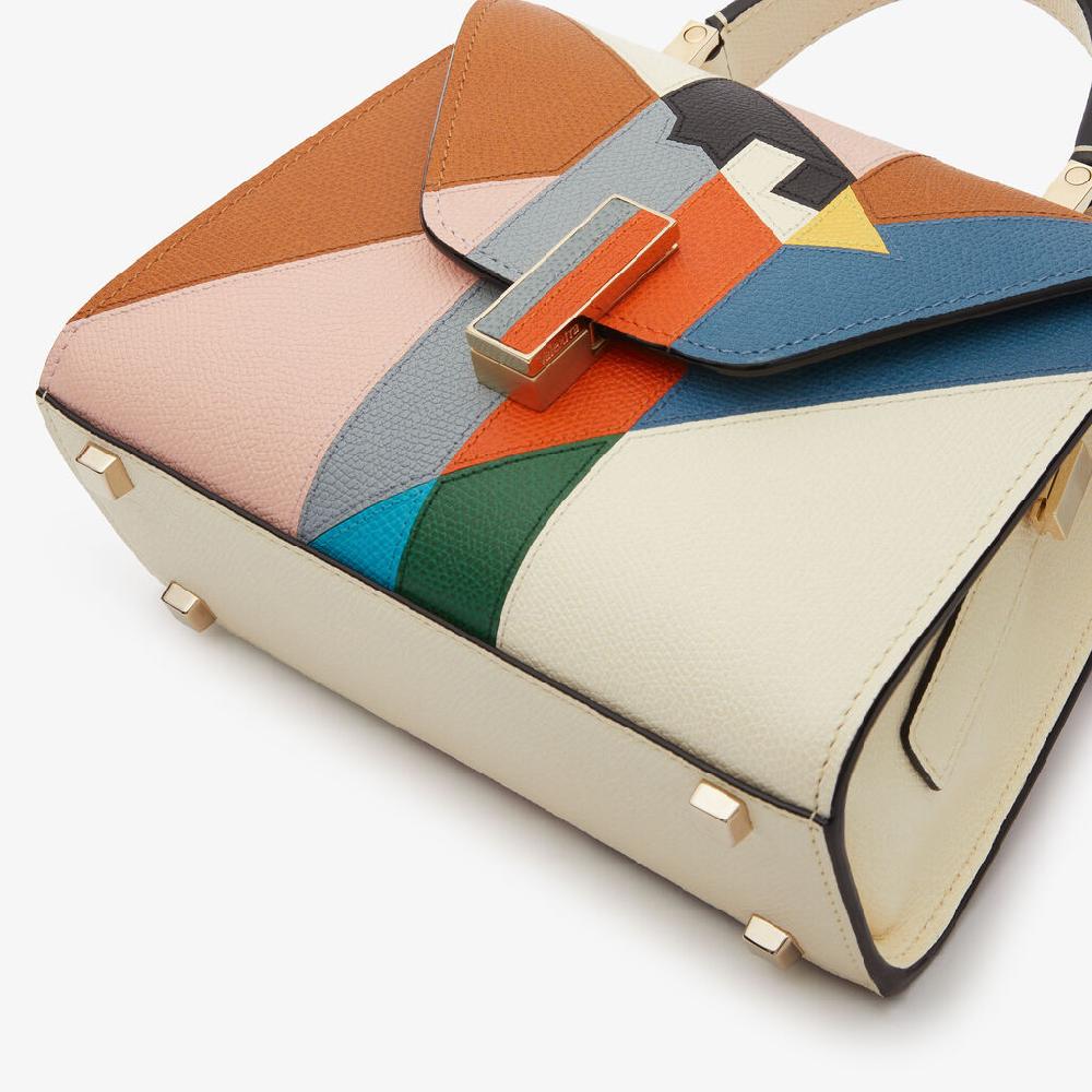 Valextra Borsa a mano da Donna di Lusso in Pelle Multicolore | Valextra Iside Nuovo