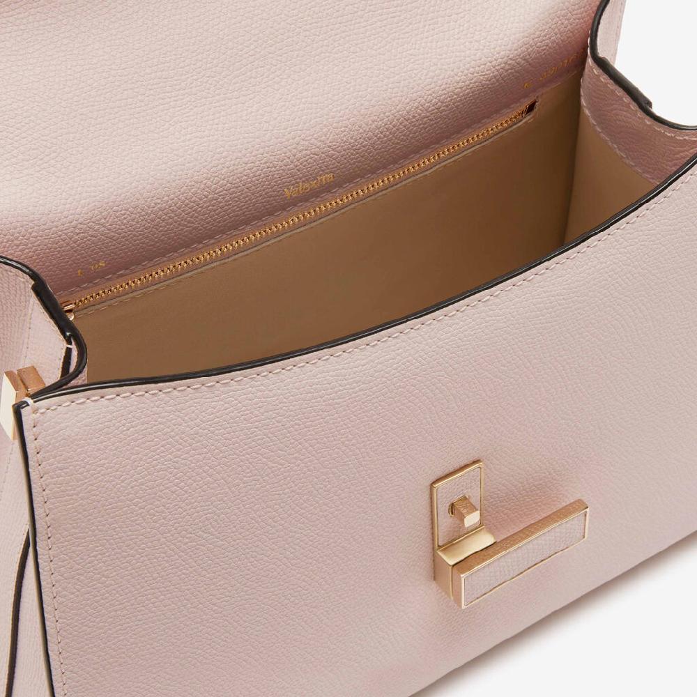 Valextra Borsa a mano Media in Pelle Rosa Chiara | Valextra Iside Consegna Veloce