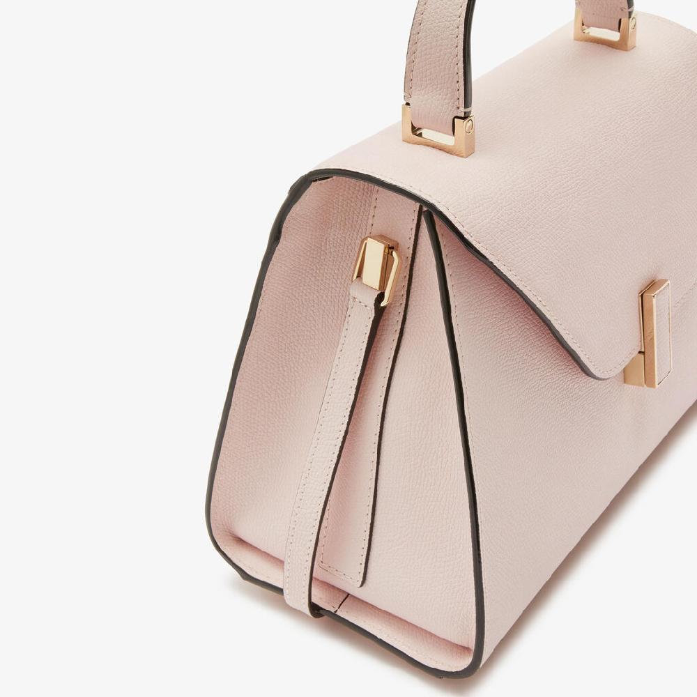 Valextra Borsa a mano Media in Pelle Rosa Chiara | Valextra Iside Consegna Veloce