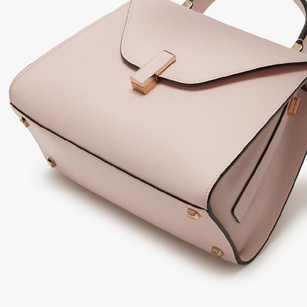 Valextra Borsa a mano Media in Pelle Rosa Chiara | Valextra Iside Consegna Veloce