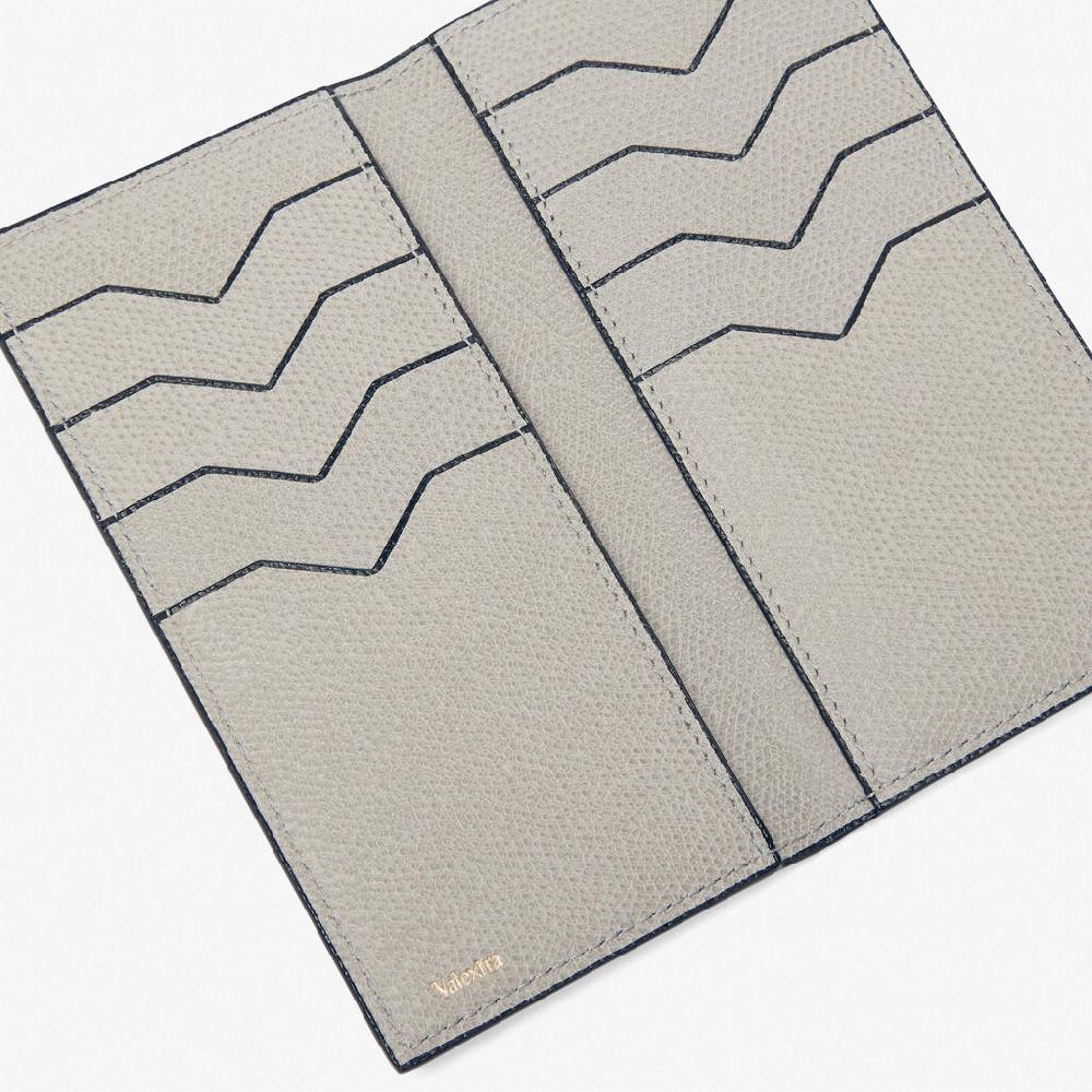 Valextra Portafoglio grande in Pelle Grigio chiaro | Valextra Brera Fino Al -60%
