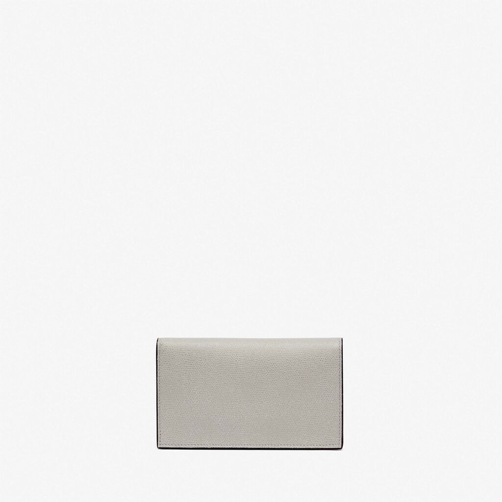 Valextra Portafoglio grande in Pelle Grigio chiaro | Valextra Brera Fino Al -60%
