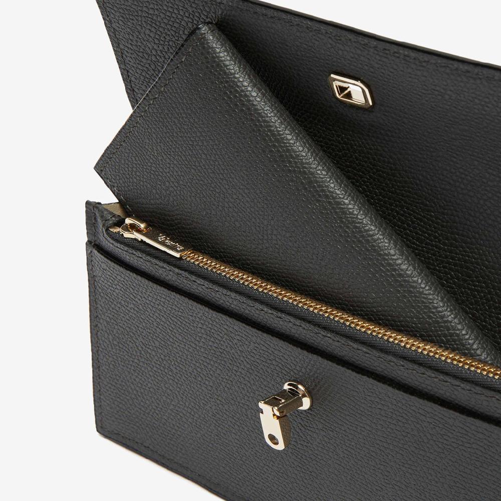 Valextra Portafoglio grande in Pelle Grigia | Valextra Brera Shopping Online