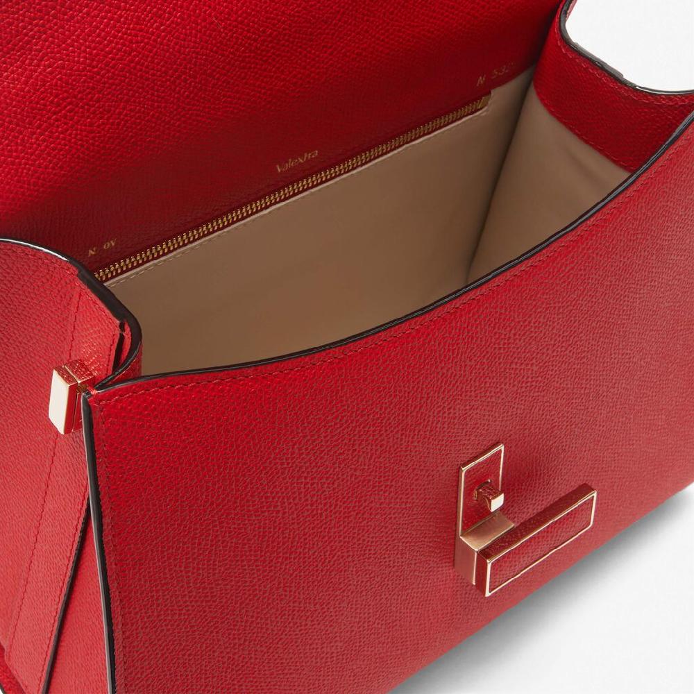 Valextra Borsa a mano Media da Donna in Pelle Rossa | Valextra Iside Economico