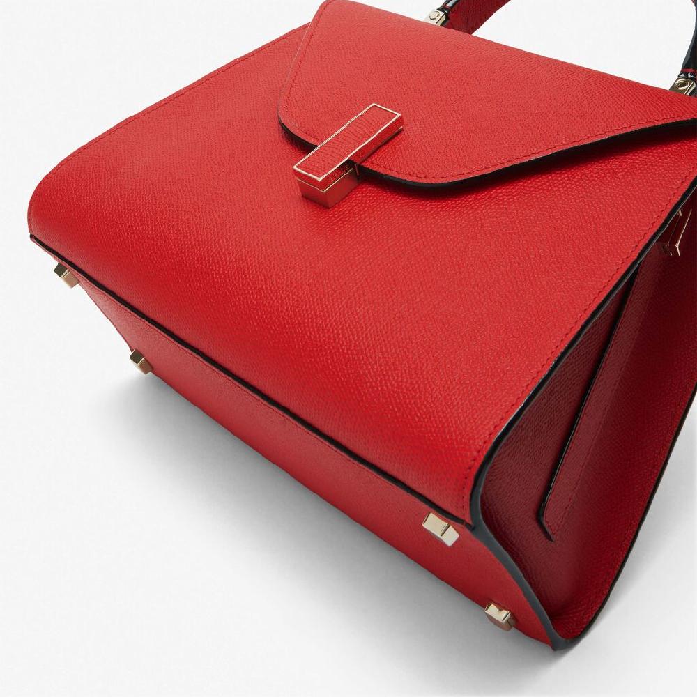 Valextra Borsa a mano Media da Donna in Pelle Rossa | Valextra Iside Economico