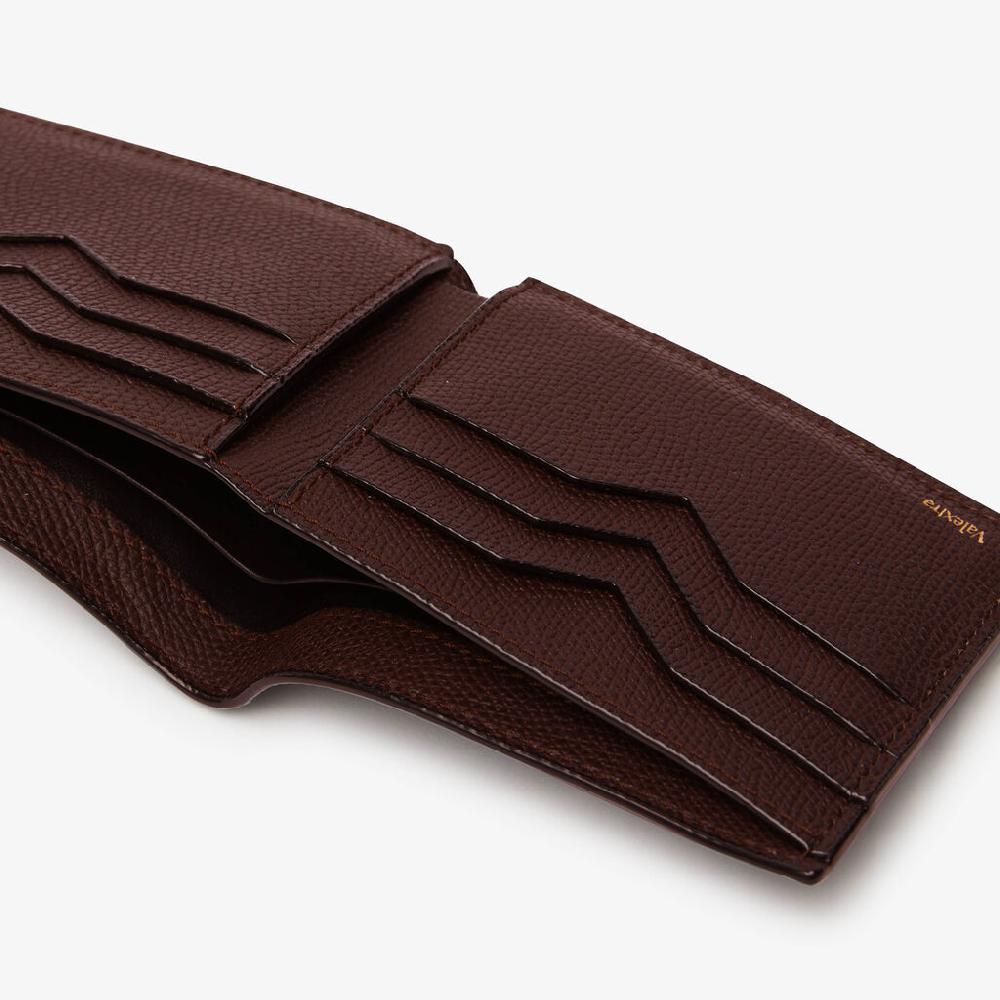 Valextra Portafoglio bifold da Uomo di Lusso in Pelle Marrone | Valextra Hotsell