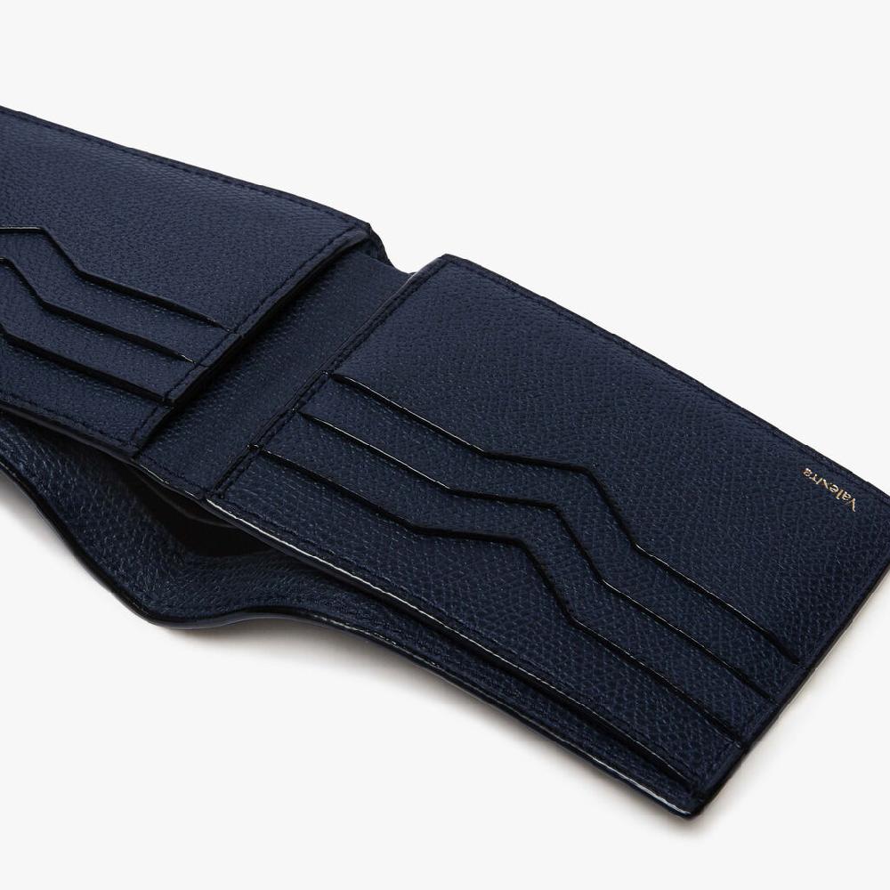 Valextra Portafoglio bifold piccolo in Pelle Blu | Valextra Vendite Flash