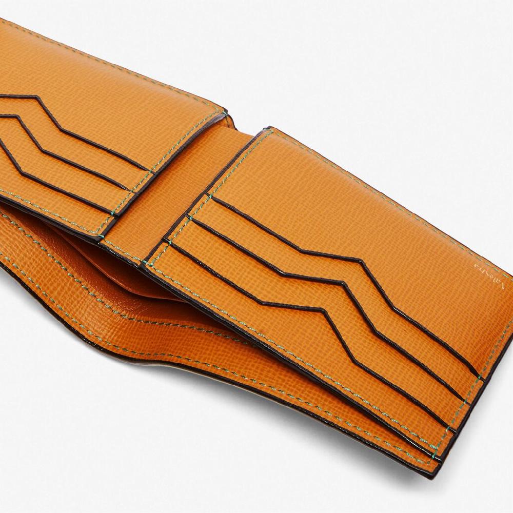 Valextra Portafoglio classico Bifold in Pelle Marrone | Valextra In Saldo
