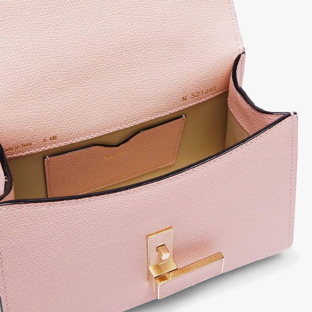 Valextra Borsetta piccola Micro in Pelle Rosa | Valextra Iside Moda
