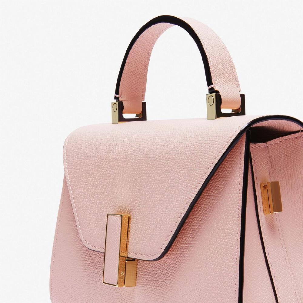 Valextra Borsetta piccola Micro in Pelle Rosa | Valextra Iside Moda