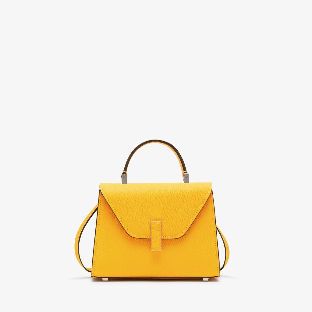 Valextra Borsa a tracolla da Donna in Pelle Gialla | Valextra Iside Sconto di tempo limitato