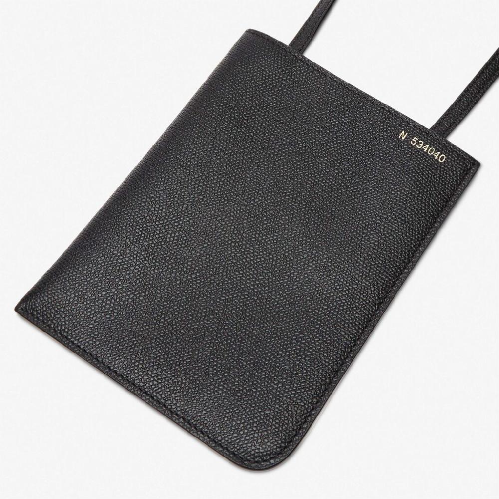 Valextra Portafoglio grande in Pelle Nera | Valextra Soft Offerta esclusiva