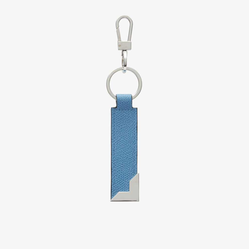 Valextra Portachiavi da Donna di Lusso in Pelle Azzurra | Valextra Offerta Anniversario