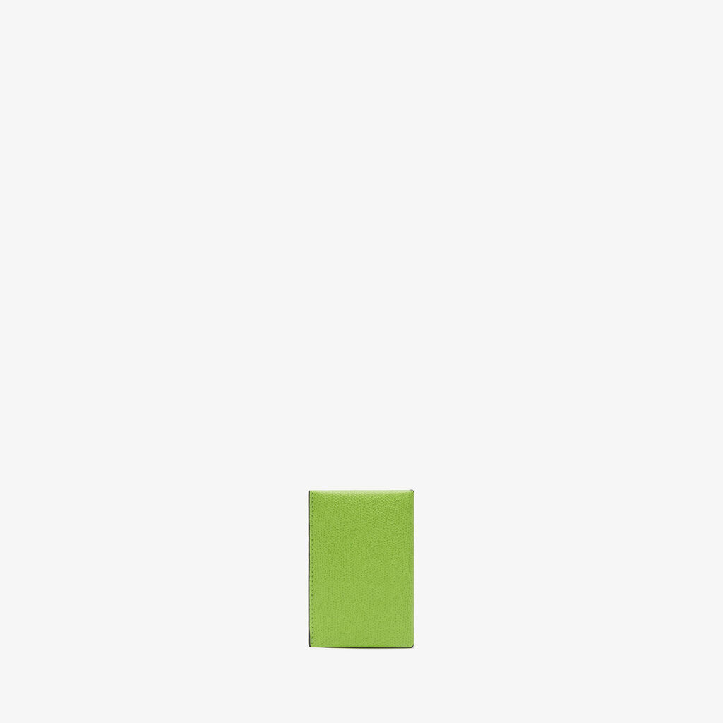 Valextra Porta carte piccolo da Donna di Lusso in Pelle Verde | Valextra Vendita calda