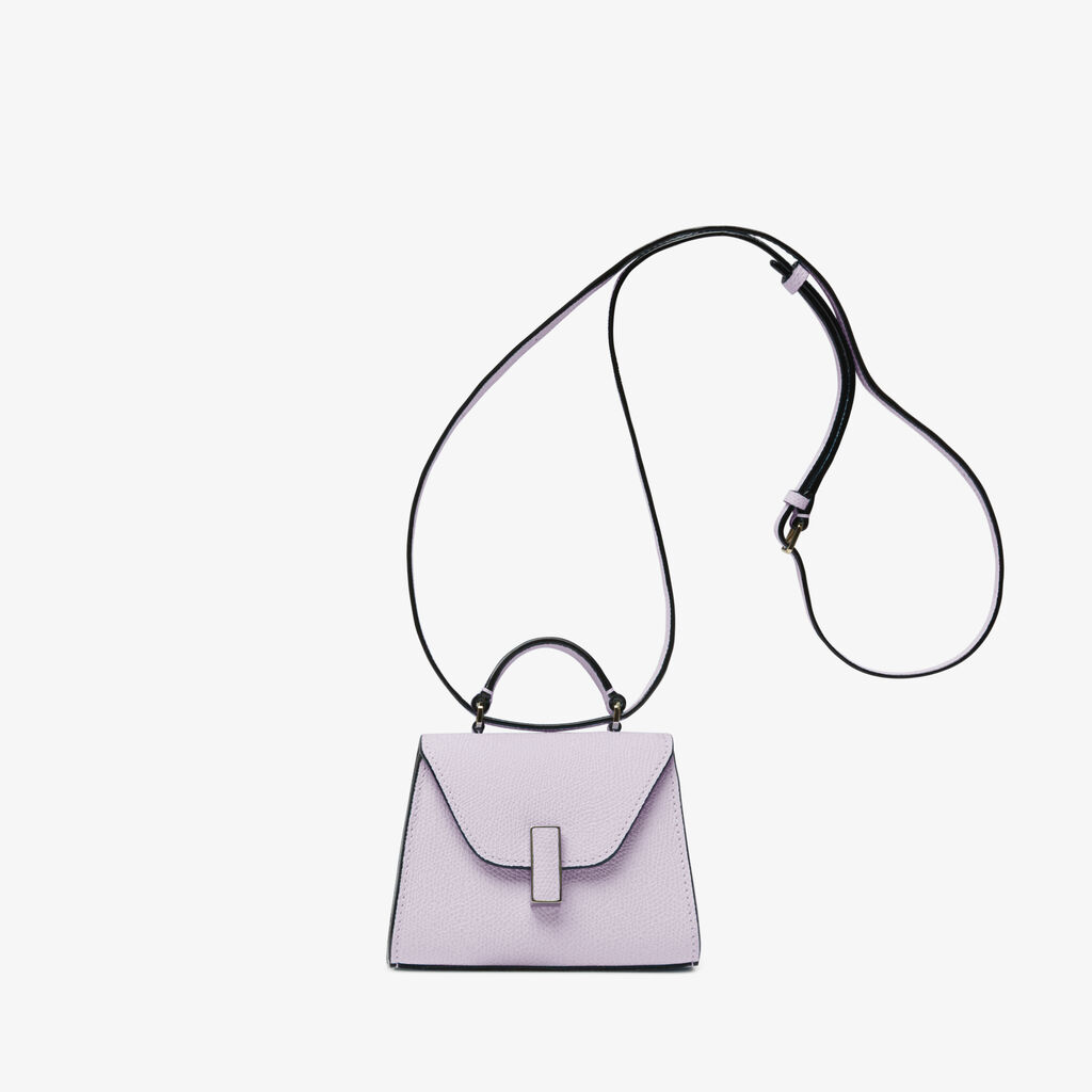 Valextra Borsa cintura da Donna di Lusso in Pelle Lilla | Valextra Iside Offerte esclusive