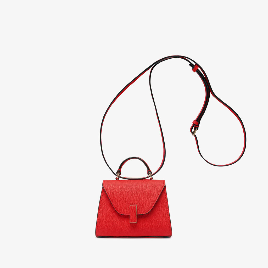 Valextra Borsa cintura da Donna in Pelle Rossa cremisi | Valextra Iside Lightning offer