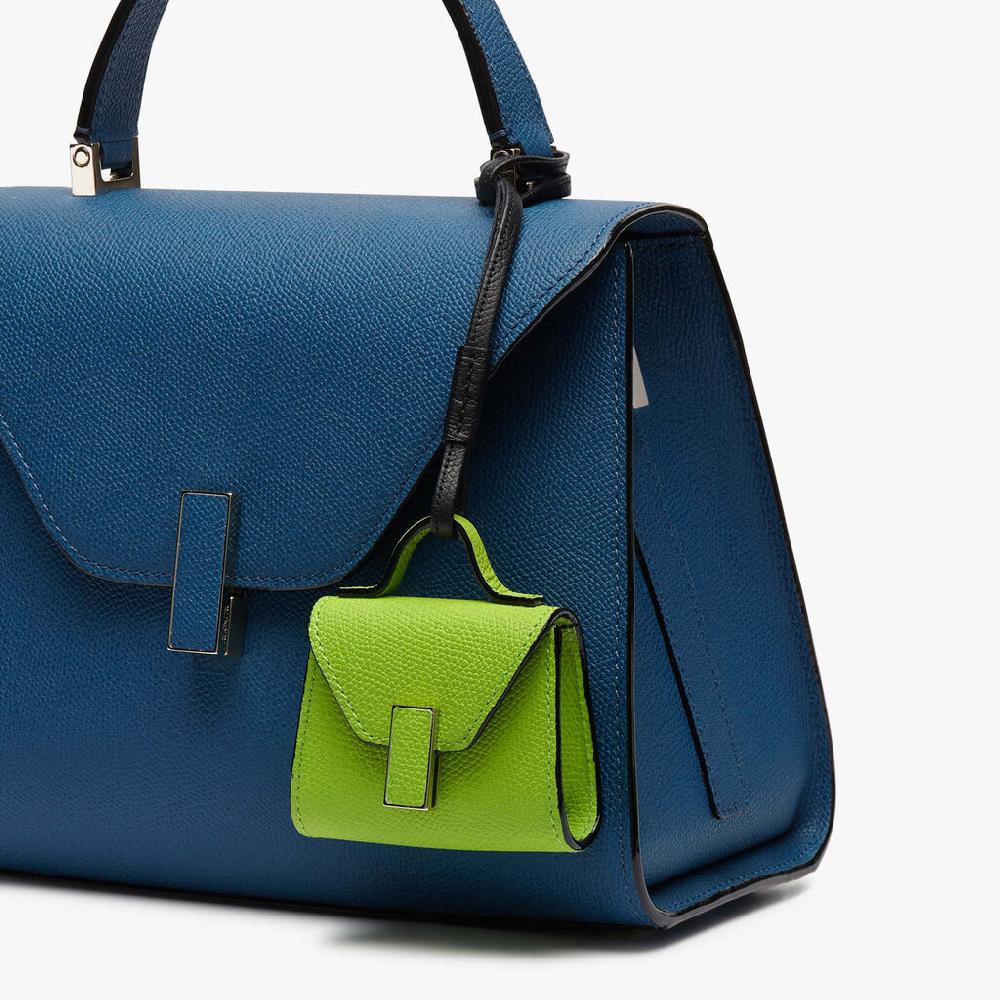 Valextra Charm per borsa da Donna in Pelle Verde | Valextra Iside Grandi sconti