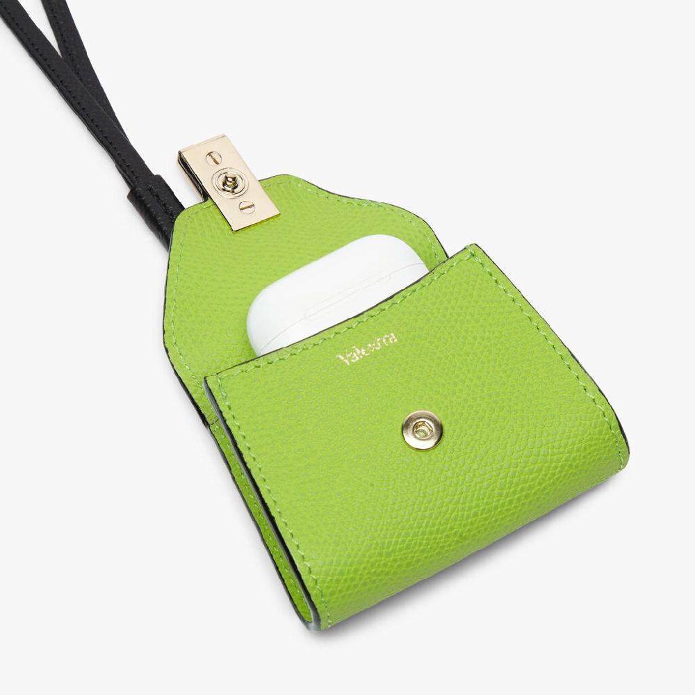 Valextra Charm per borsa da Donna in Pelle Verde | Valextra Iside Grandi sconti