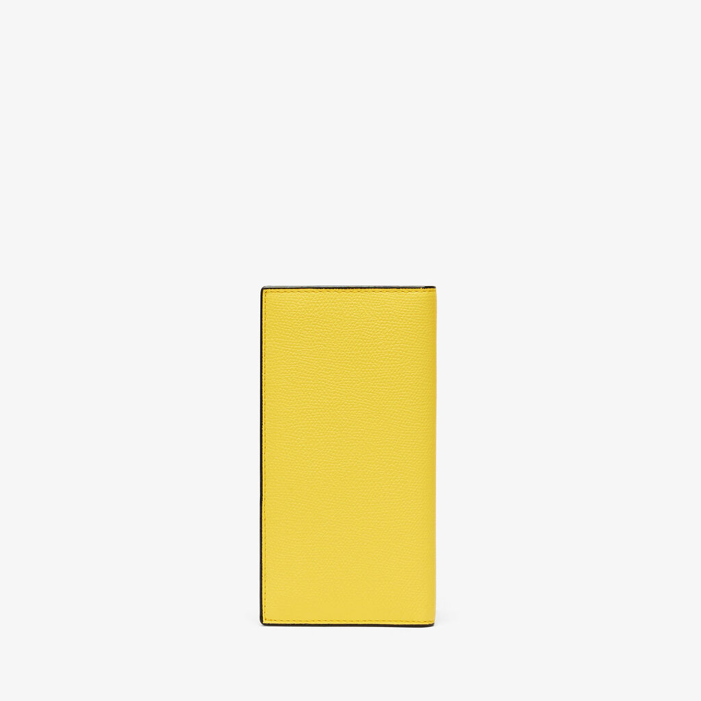 Valextra Portafoglio Bifold in Pelle Gialla con portamonete | Valextra Ultimi due giorni