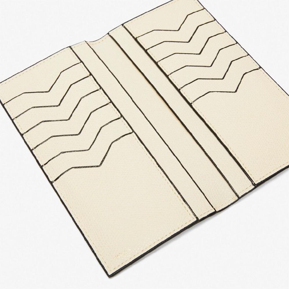 Valextra Portafoglio verticale bifold in Pelle Bianca | Valextra Ultimo giorno