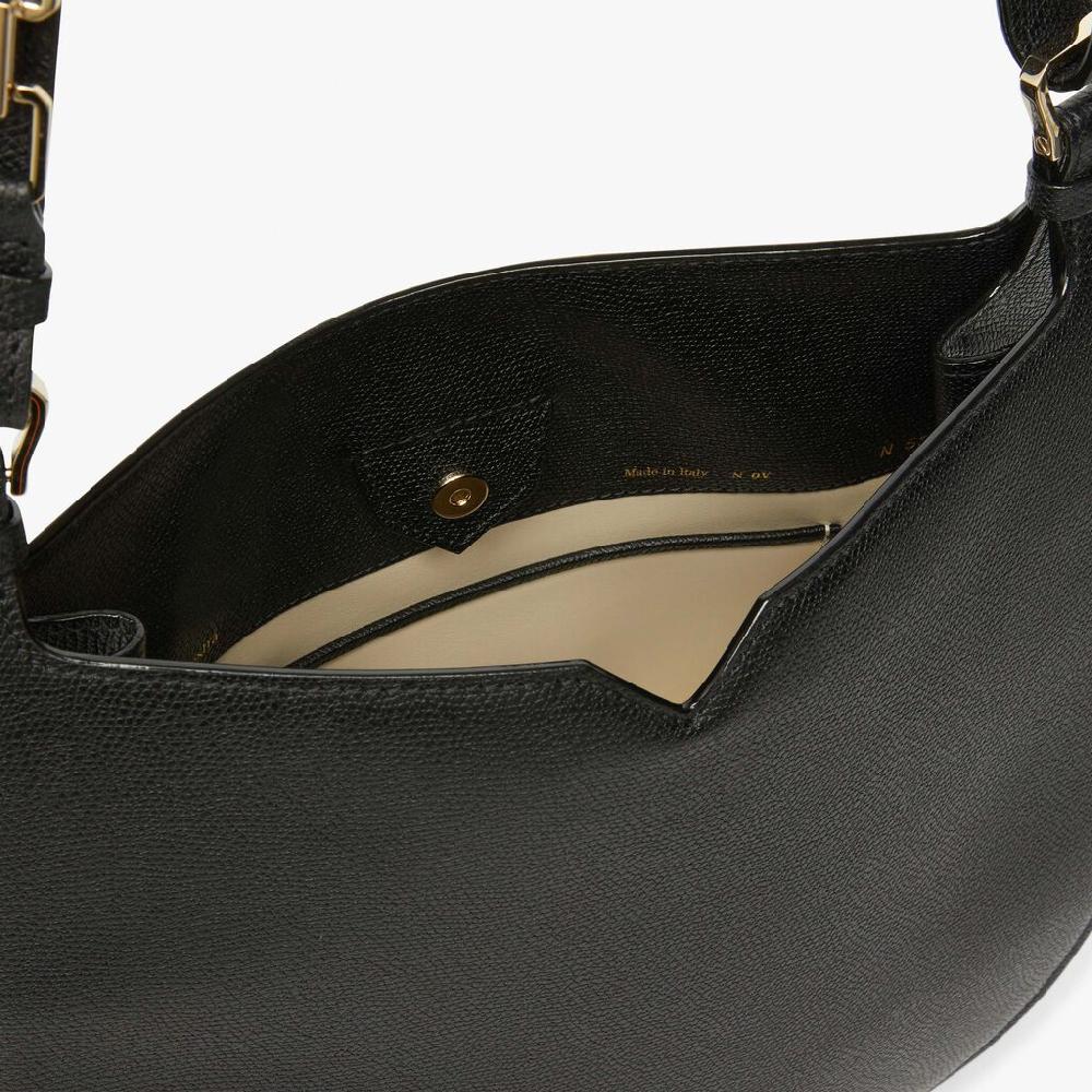 Valextra Borsa a spalla Media in Pelle Nera | Valextra Hobo Fino al 65% di sconto