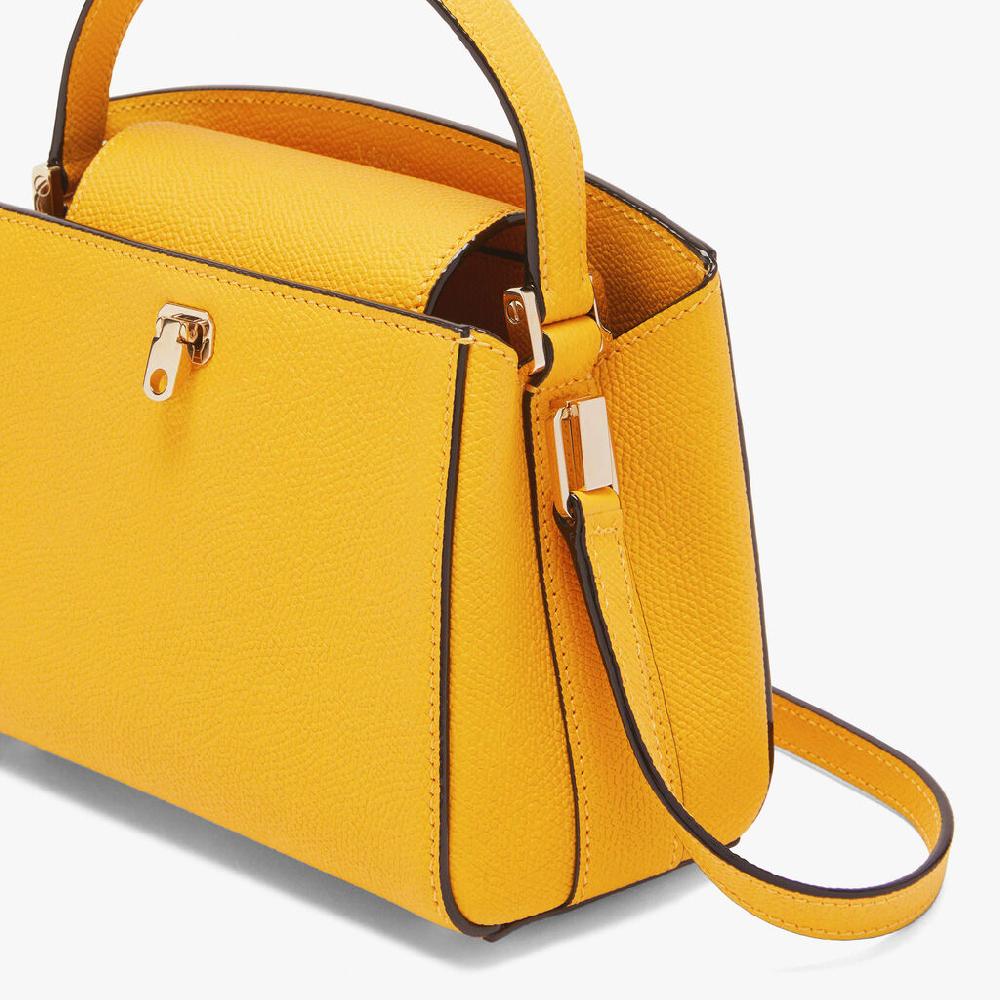 Valextra Borsa a tracolla da Donna in Pelle Gialla | Valextra Brera Fino al 55% di sconto