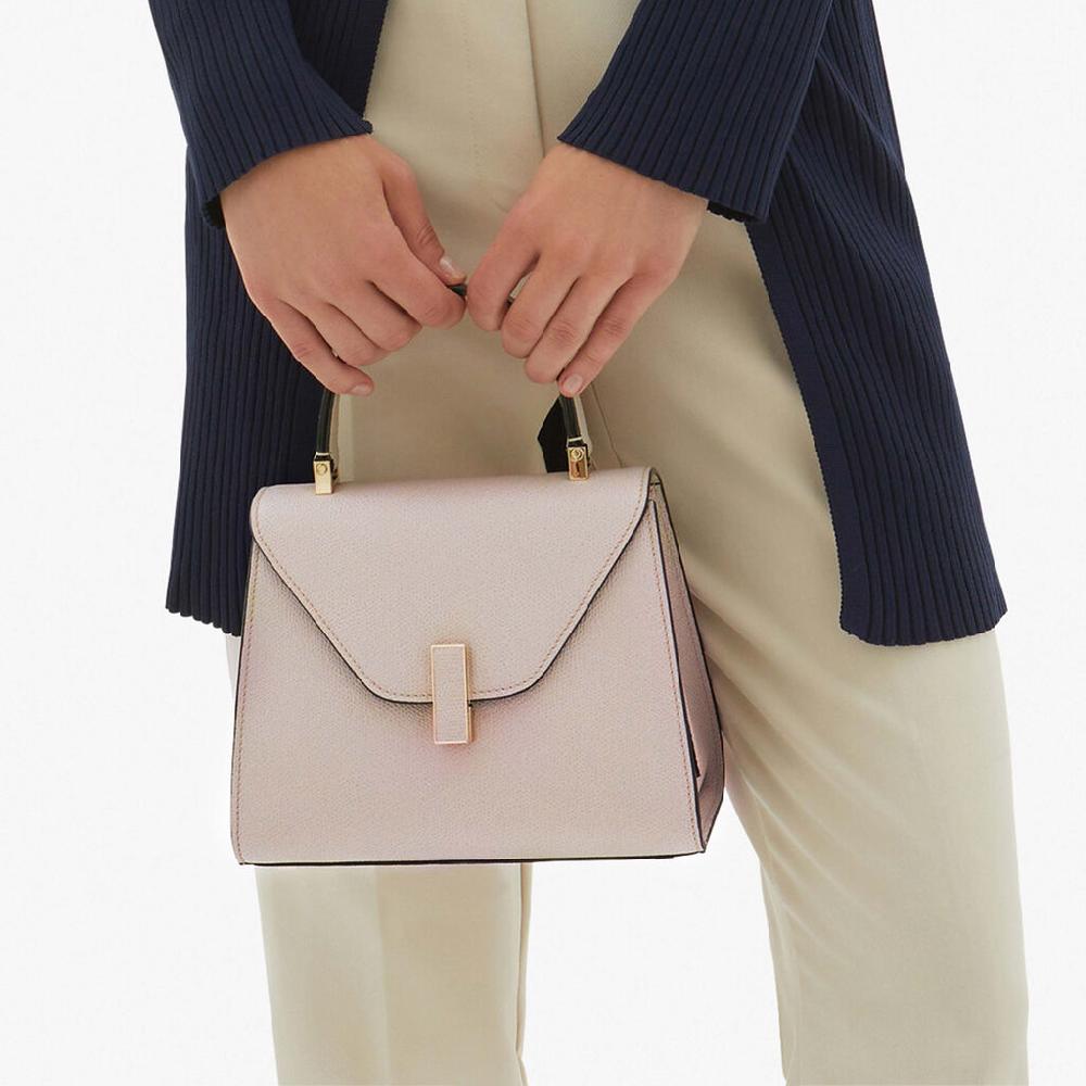 Valextra Borsa a mano raffinata in Pelle Rosa Nude | Valextra Iside Limitato a 3 giorni