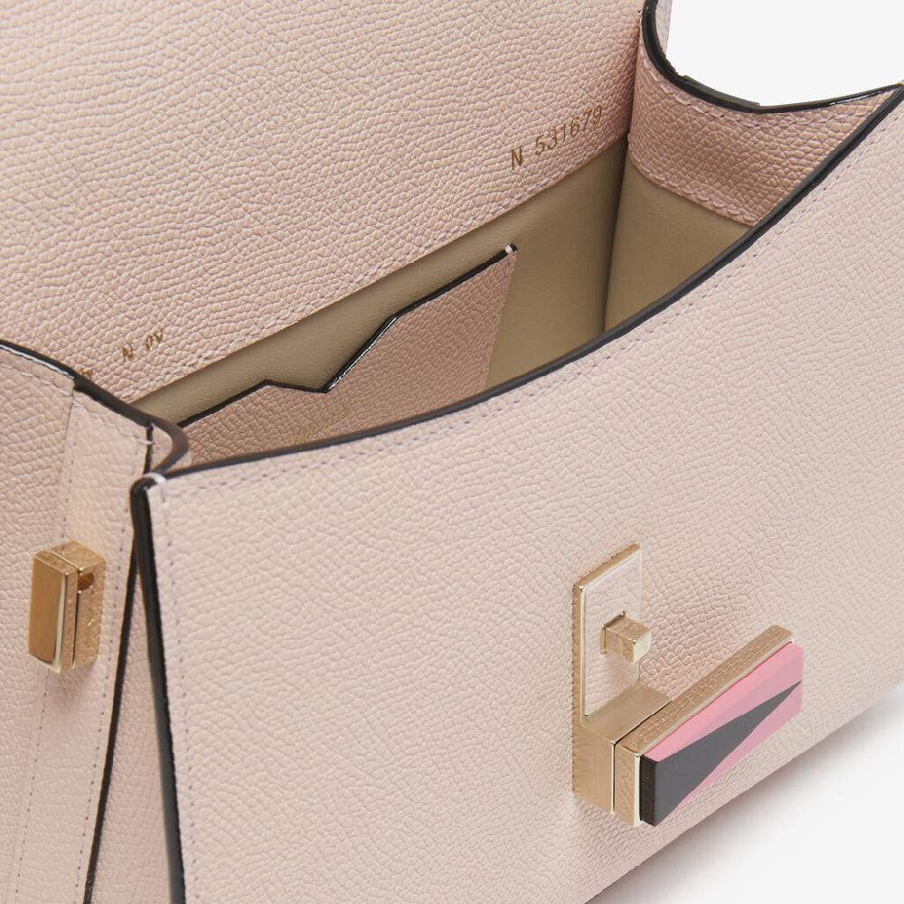 Valextra Borsetta a mano da Donna in Pelle Rosa | Valextra Iside 50% di sconto per tempo limitato