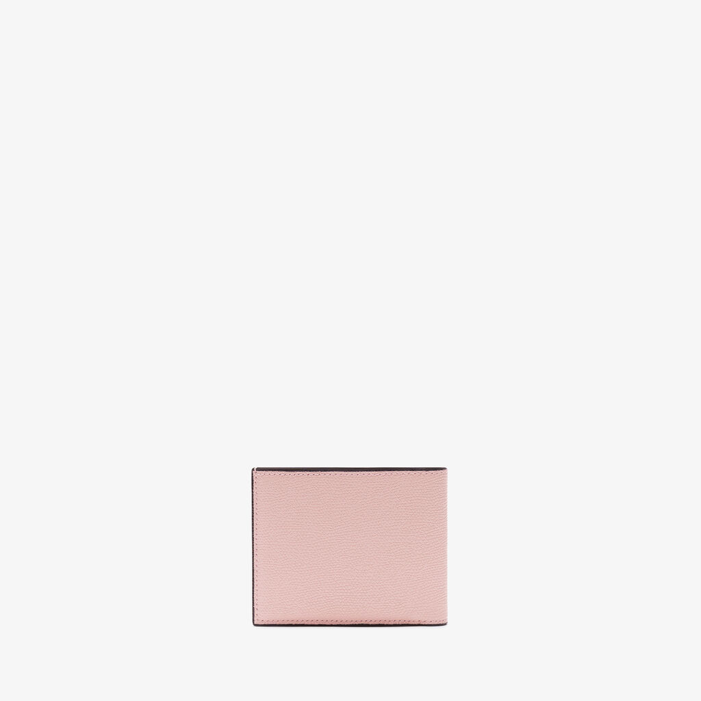 Valextra Portafoglio bifold da Donna in Pelle Rosa di Lusso | Valextra Qualità