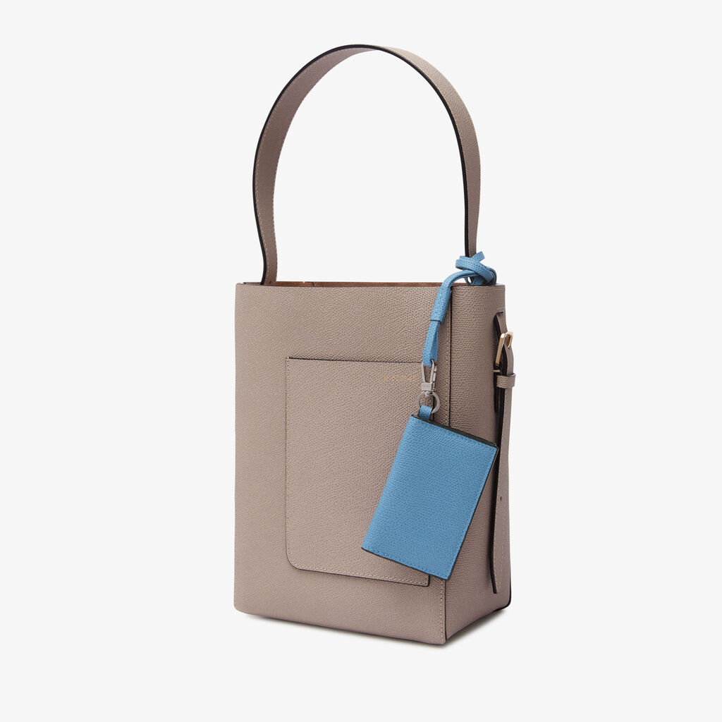 Valextra Porta carte con laccio da Donna in Pelle Azzurra | Valextra Vendita