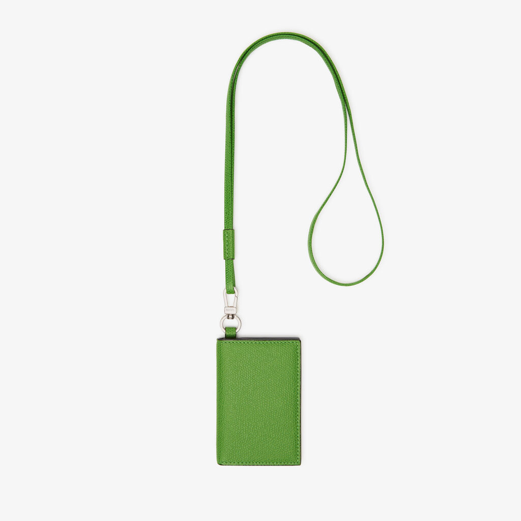 Valextra Porta carte con laccio da Donna in Pelle Verde | Valextra Promozione
