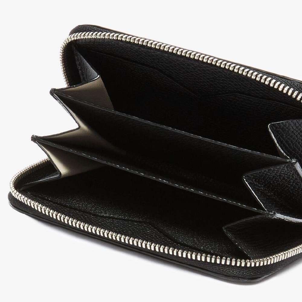 Valextra Portatessere in Pelle Nera | Valextra Zip Around Acquista Ora