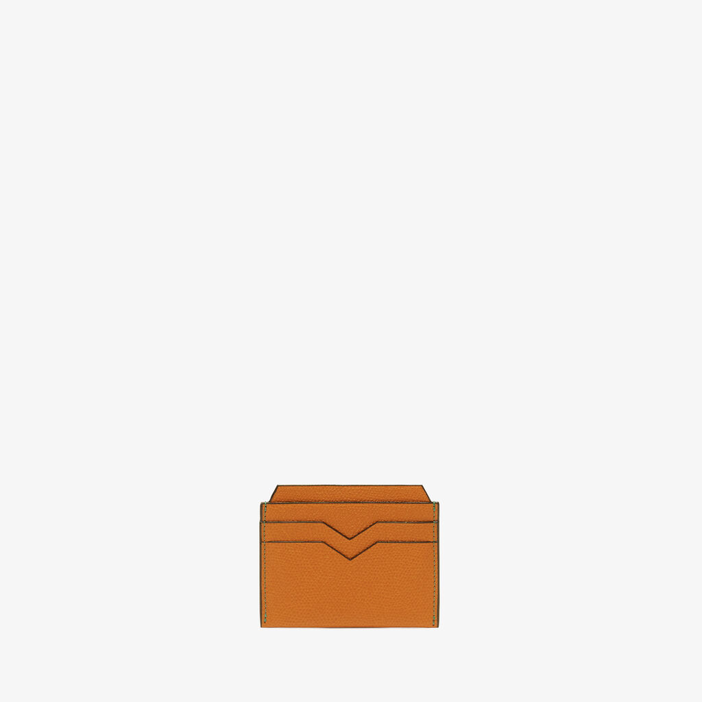 Valextra Portatessere e carte di credito in Pelle Marrone | Valextra Shopping Online