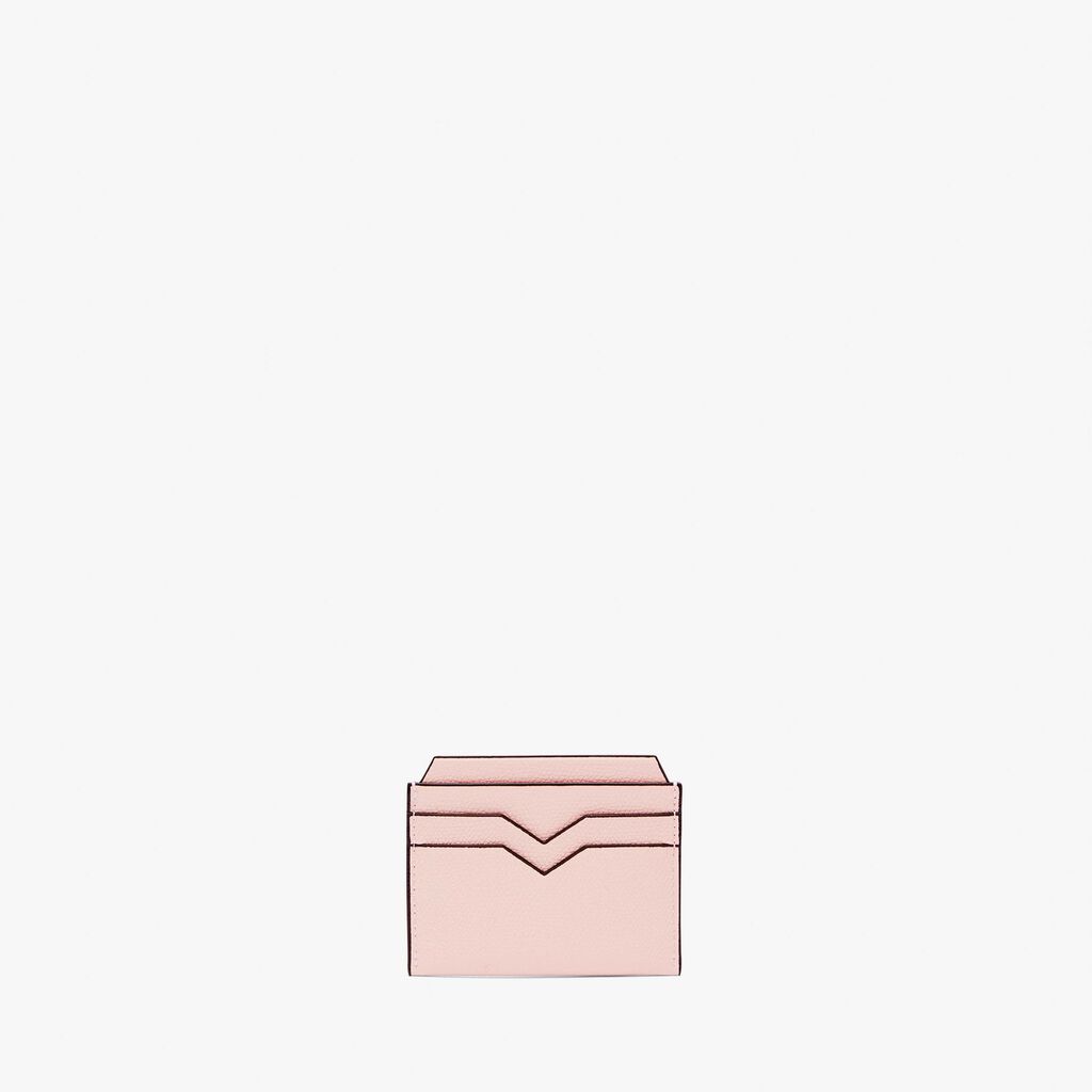 Valextra Portatessere e carte di credito in Pelle Rosa | Valextra Affare Del Giorno