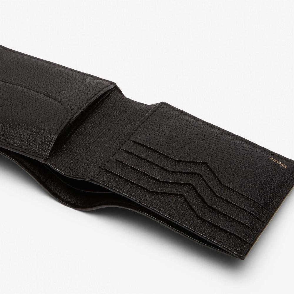 Valextra Portafoglio con portacarte in Pelle Nera | Valextra Offerta