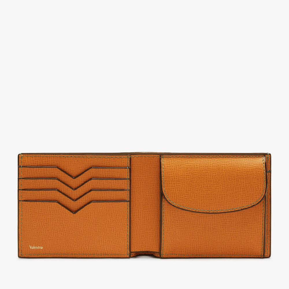 Valextra Portafoglio versatile Bifold in Pelle Marrone | Valextra Economico