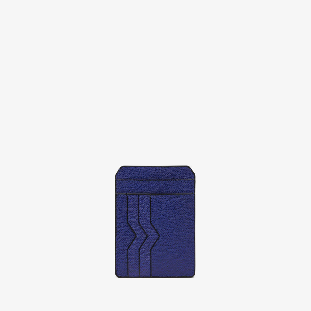 Valextra Portatessere in Pelle Blu | Valextra In Vendita