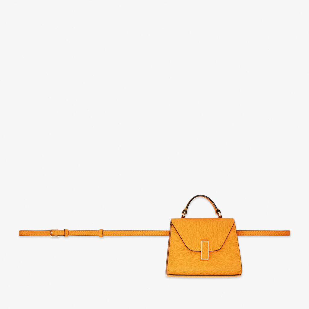 Valextra Borsa da cintura in pelle marrone con tracolla | Valextra Iside Negozio
