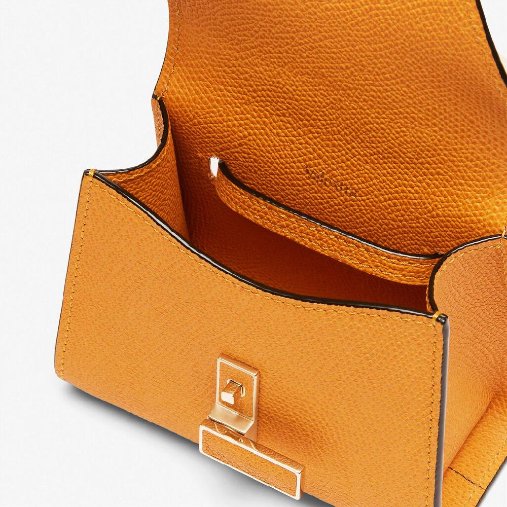 Valextra Borsa da cintura in pelle marrone con tracolla | Valextra Iside Negozio