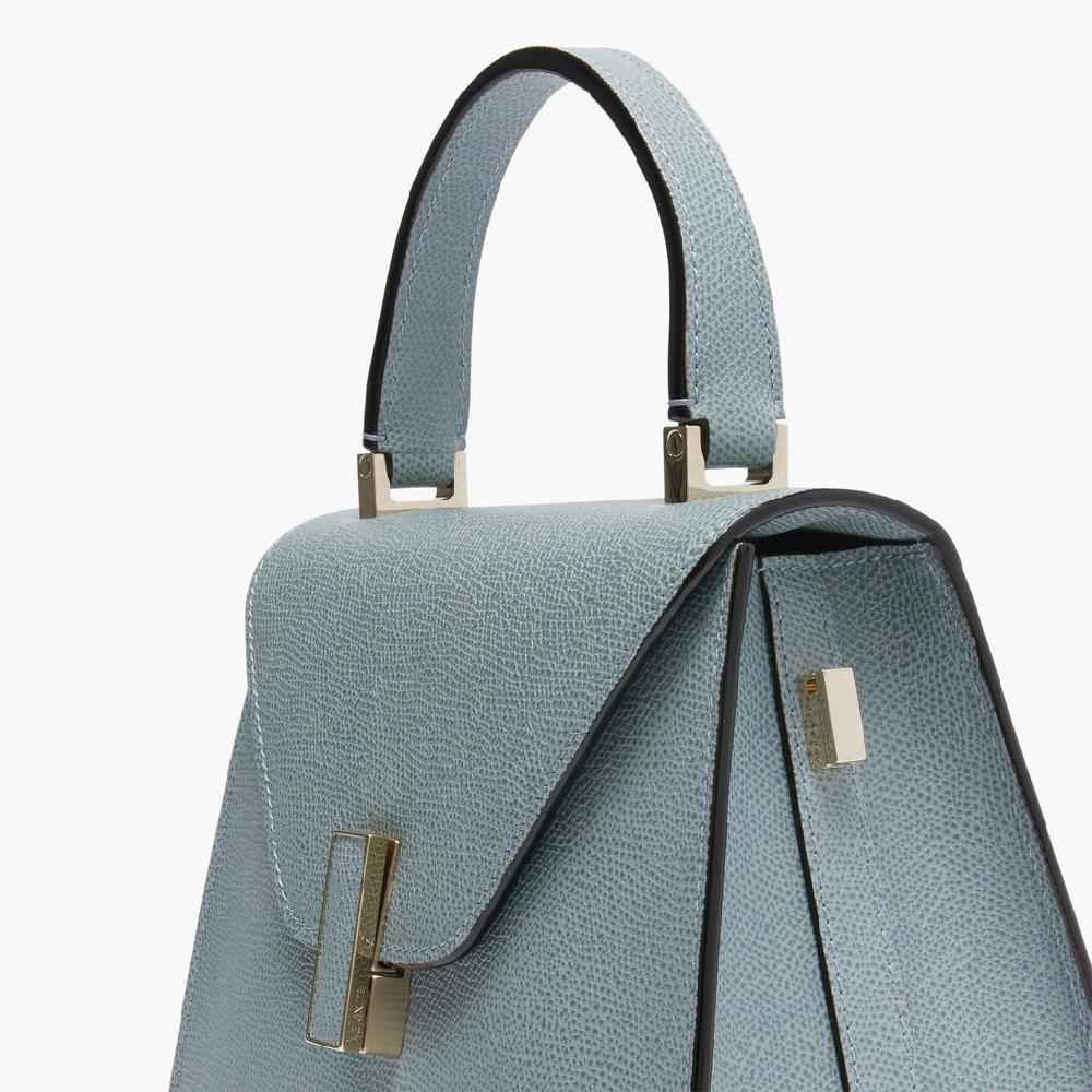 Valextra Borsa a mano Mini in Pelle Blu | Valextra Iside In Saldo