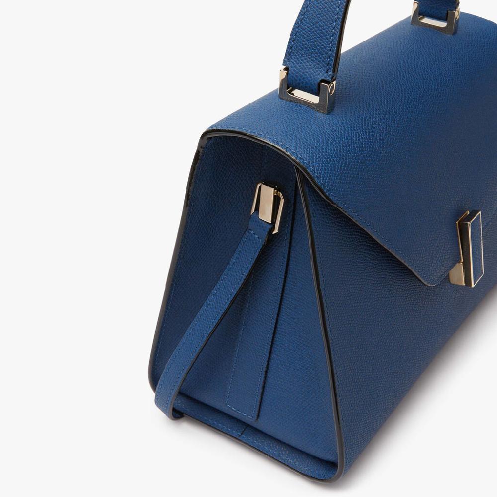 Valextra Borsa a mano da Donna in Pelle Blu Zaffiro | Valextra Iside Grandi sconti