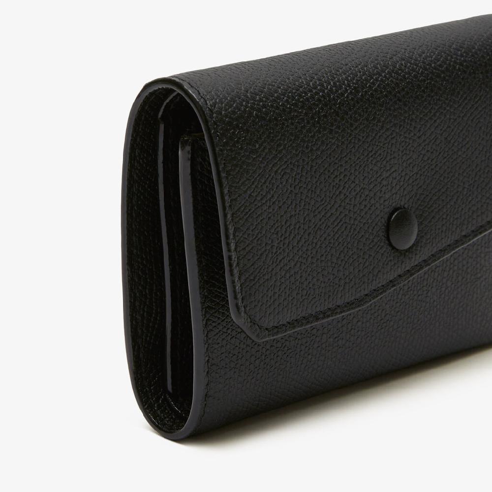 Valextra Portafoglio compatto di Lusso in Pelle Nera | Valextra Pocket Super Saving Price