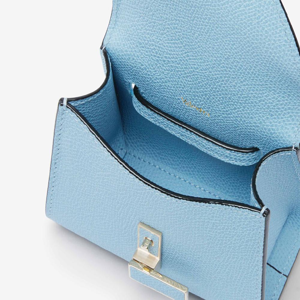 Valextra Borsa cintura da Donna di Lusso in Pelle Blu | Valextra Iside Ultimo giorno