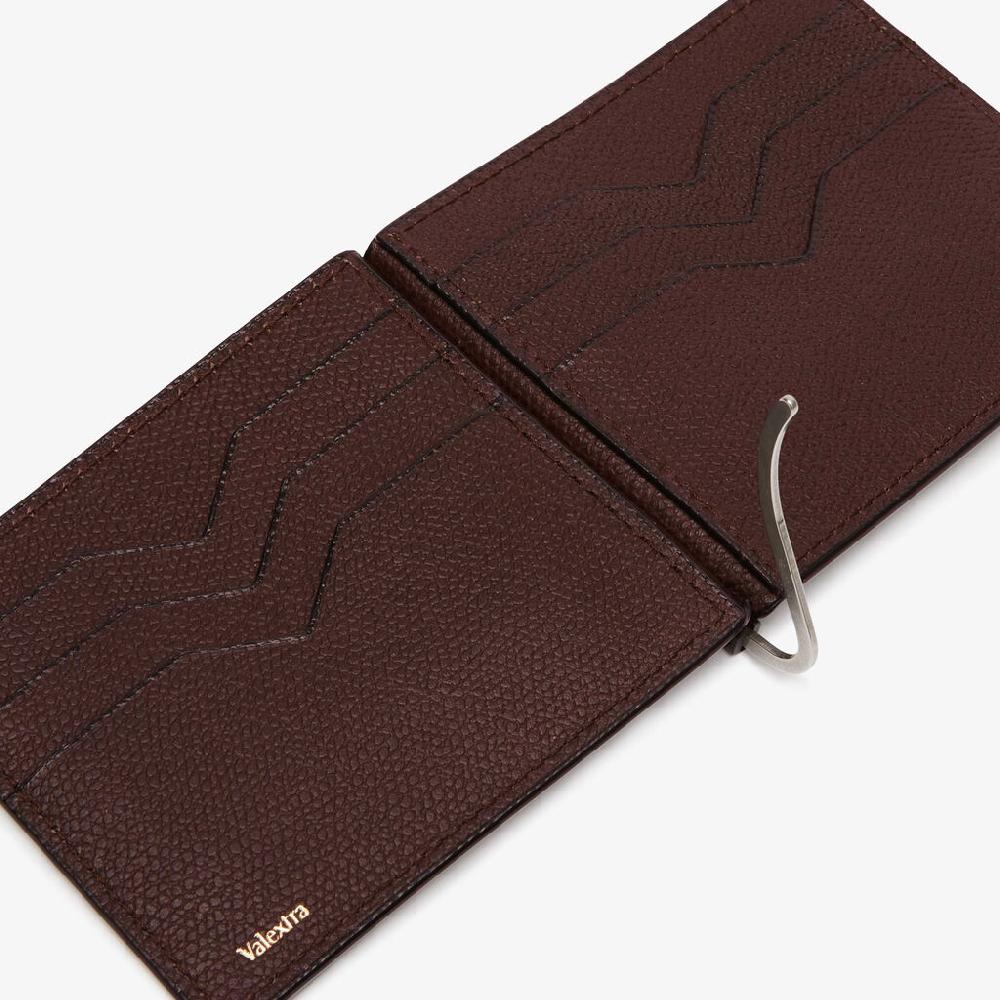 Valextra Portafoglio fermasoldi in Pelle Marrone | Valextra Fino al 55% di sconto