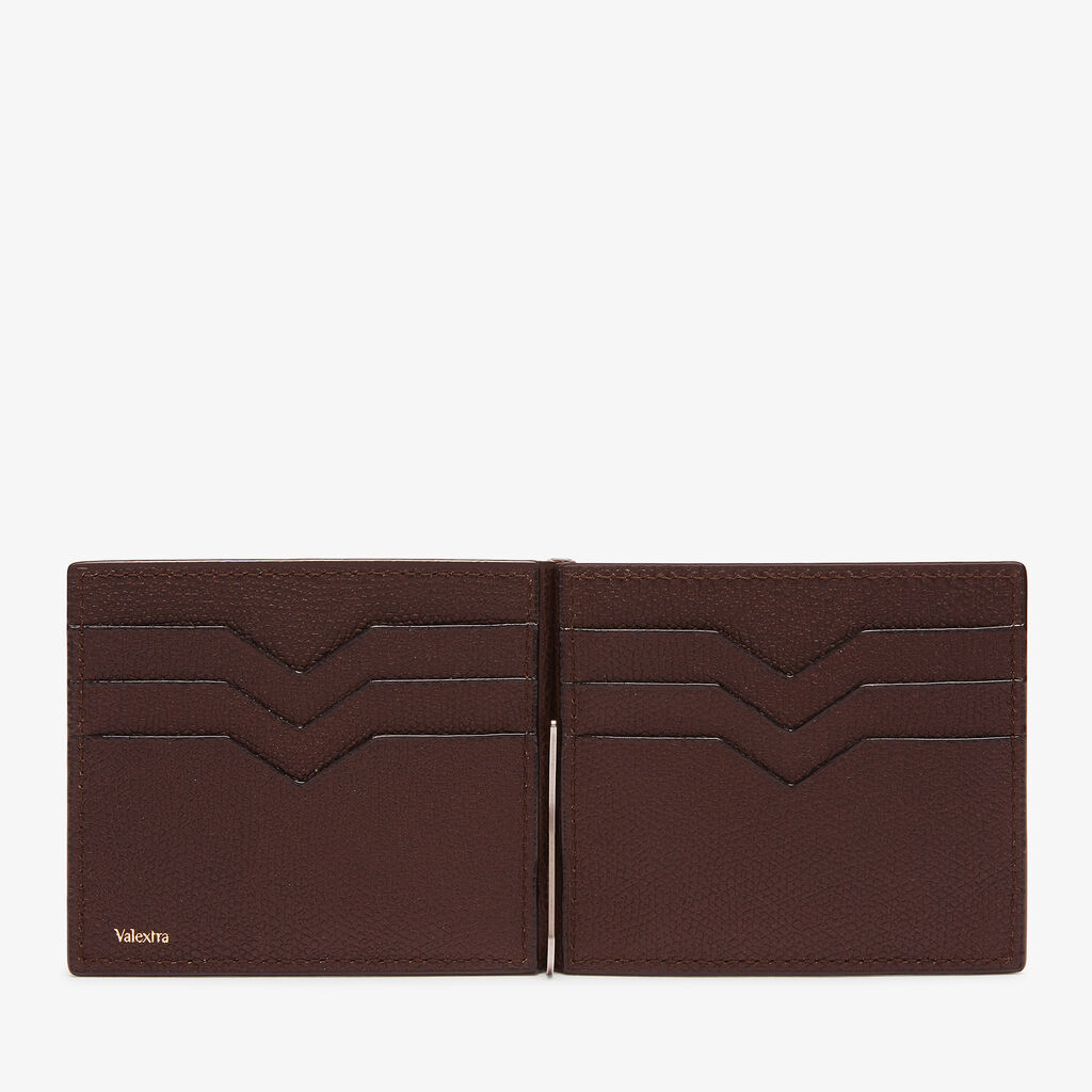 Valextra Portafoglio fermasoldi in Pelle Marrone | Valextra Fino al 55% di sconto