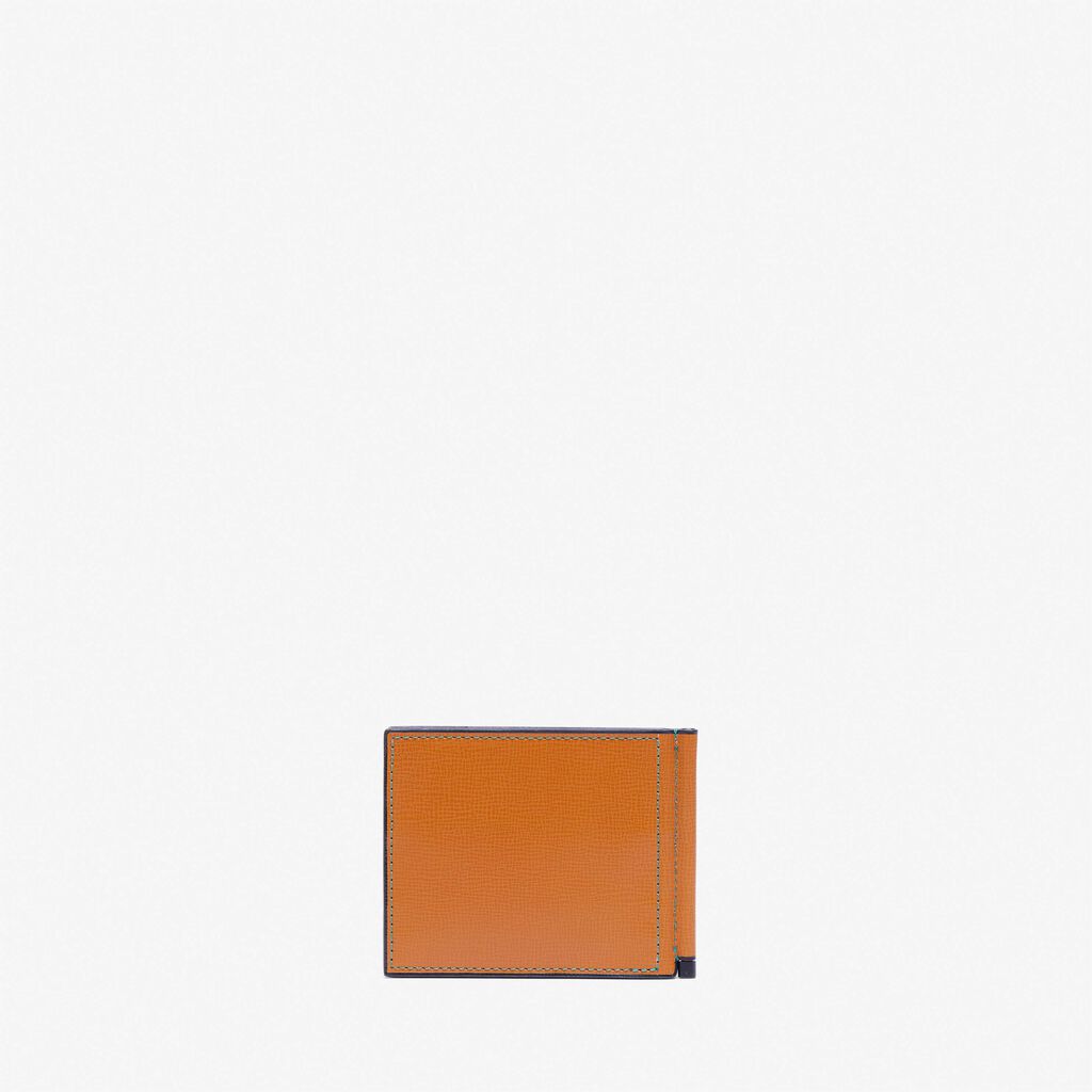 Valextra Portafoglio con fermasoldi e portacarte in Pelle Marrone | Valextra Discount Store per i nuovi prodotti