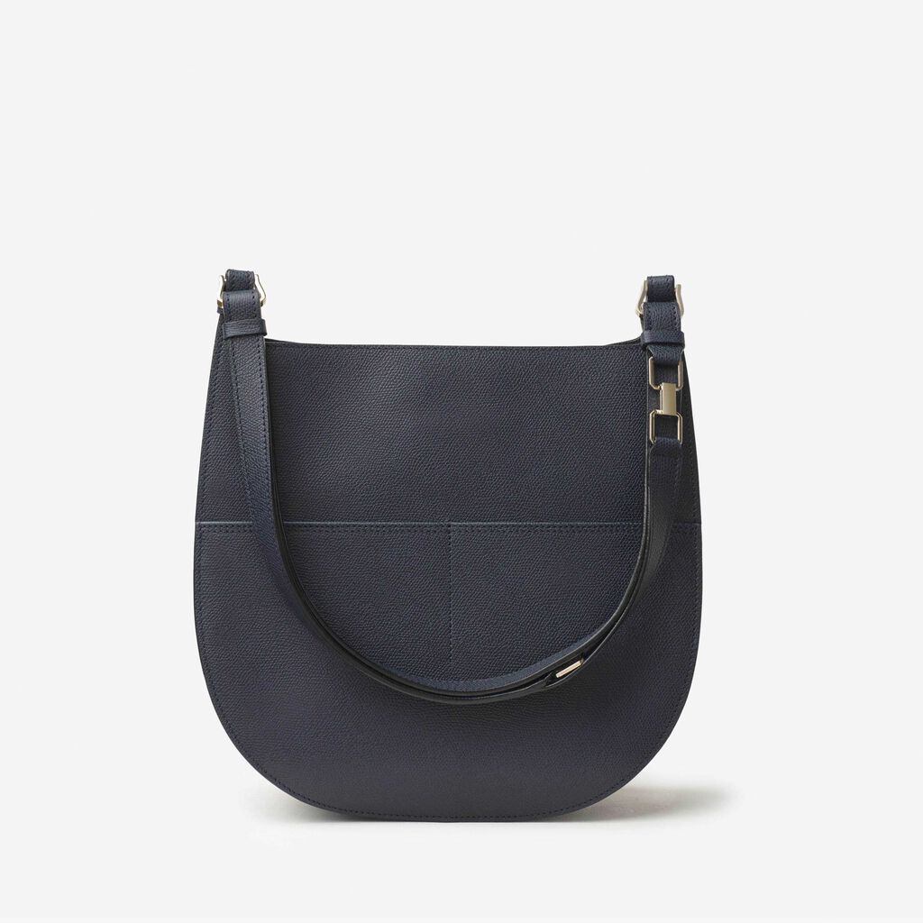Valextra Borsa a spalla Media in Pelle Blu | Valextra Hobo 50% di sconto con spedizione gratuita