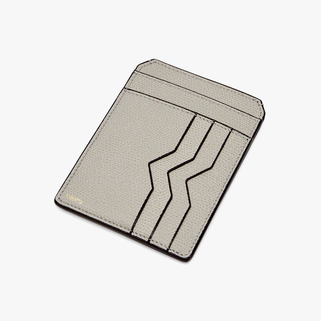 Valextra Porta carte di credito in Pelle Grigio chiaro | Valextra Promozione