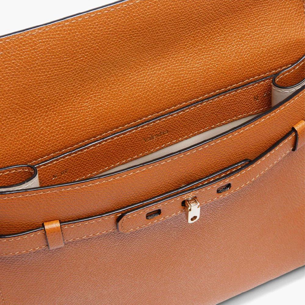 Valextra Borsa a tracolla da Donna in Pelle Marrone | Valextra Brera Negozi Online